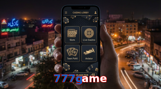 Main screen of 777Game app page for PK players